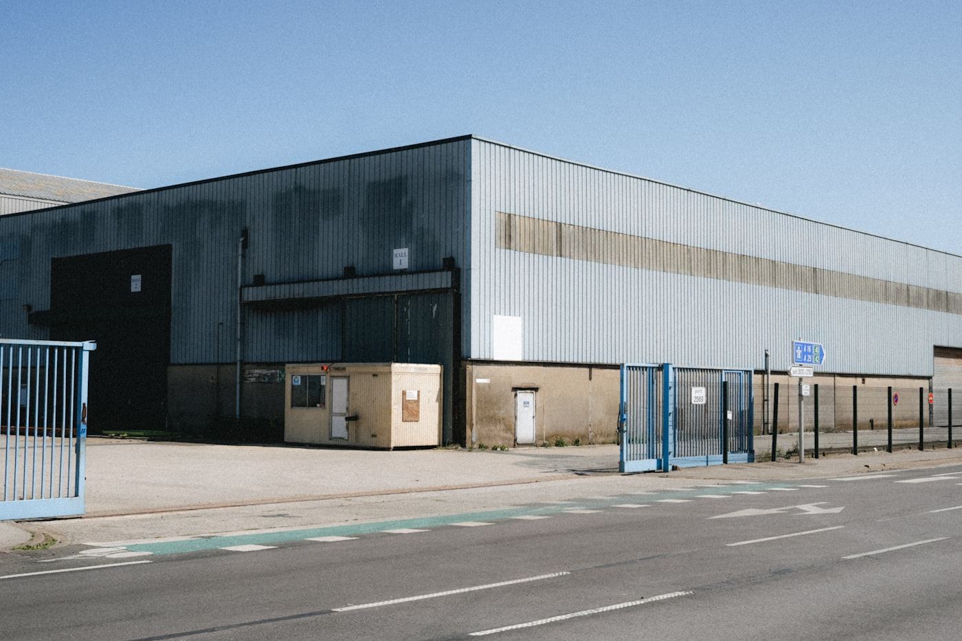 Industrial testing facility exterior